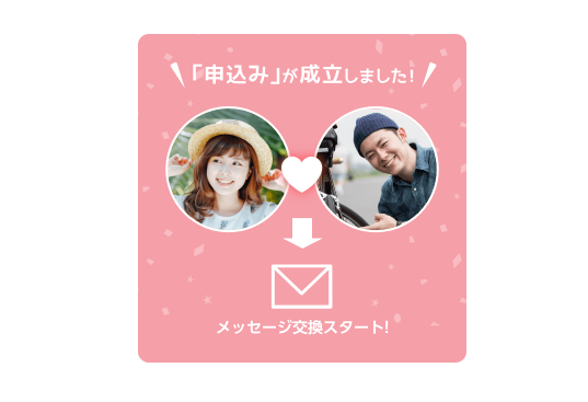 ブライダルネットマッチング成立